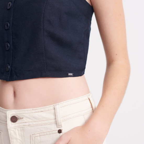 Superdry Γυναικεία αμάνικη μπλούζα
